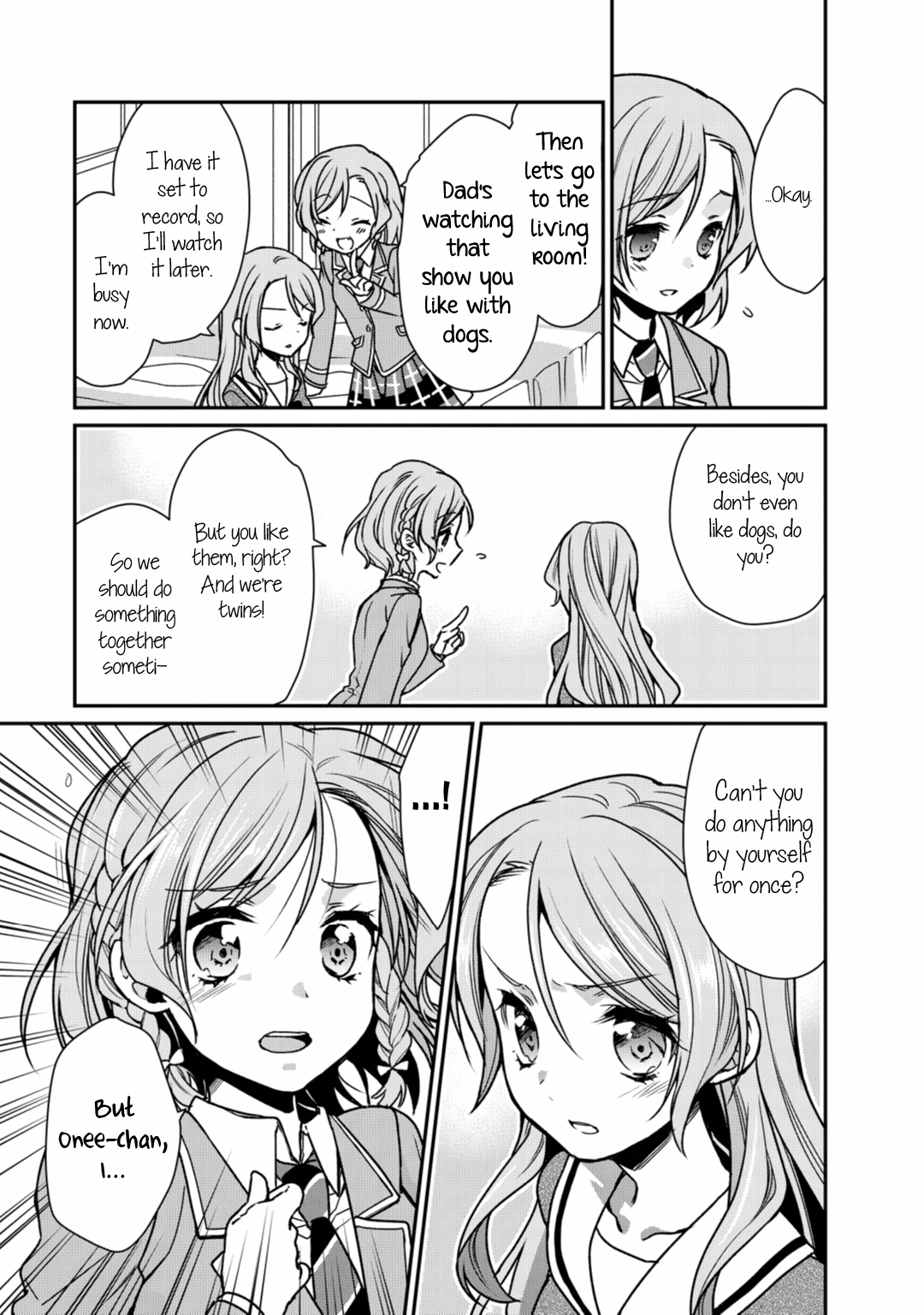 BanG Dream! Girls Band Party! Roselia Stage Chapter 3 page 3 - Chapter 3: Everyone's Feelings