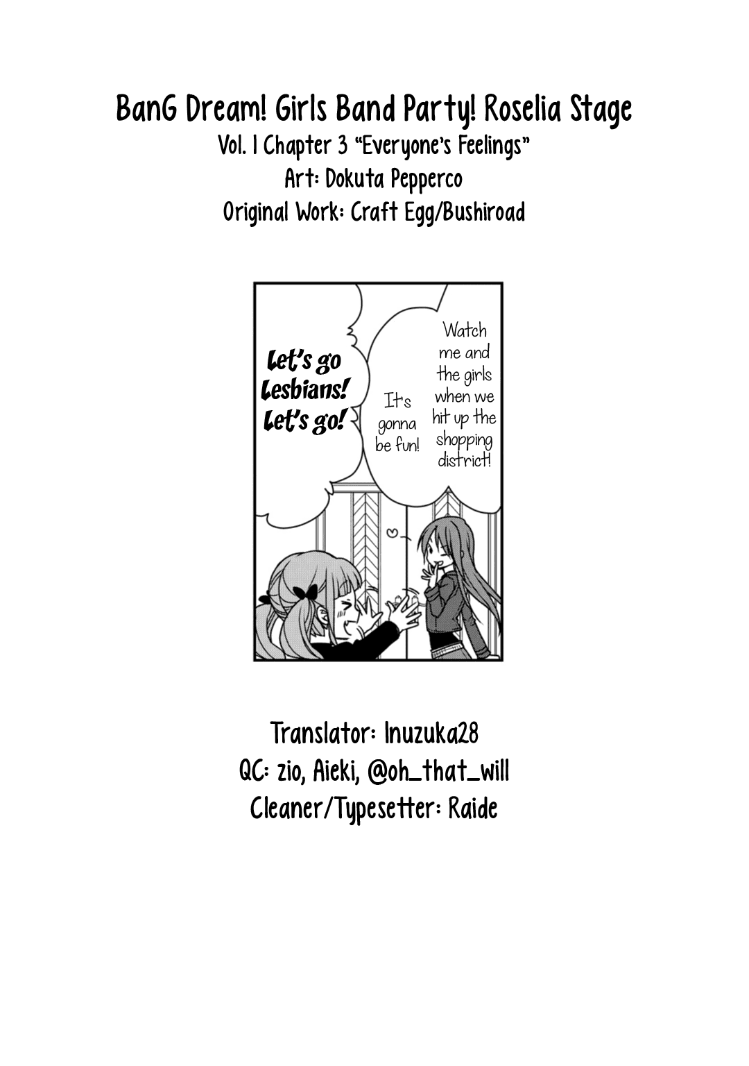 BanG Dream! Girls Band Party! Roselia Stage Chapter 3 page 31 - Chapter 3: Everyone's Feelings
