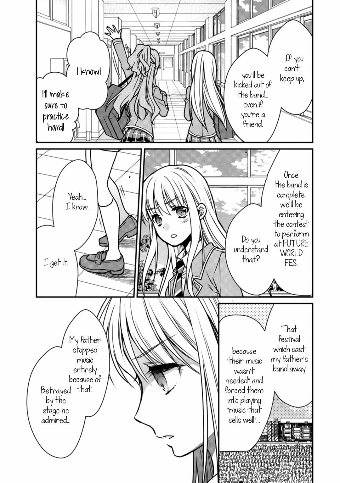 BanG Dream! Girls Band Party! Roselia Stage Chapter 3 page 8 - Chapter 3: Everyone's Feelings
