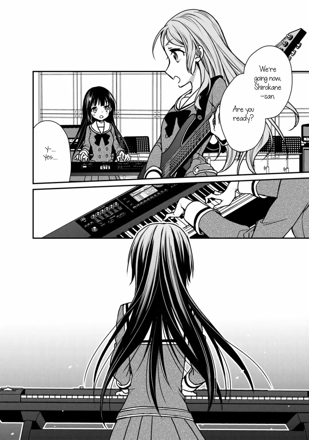 BanG Dream! Girls Band Party! Roselia Stage Chapter 4 page 12 - Chapter 4: I... Can Play!