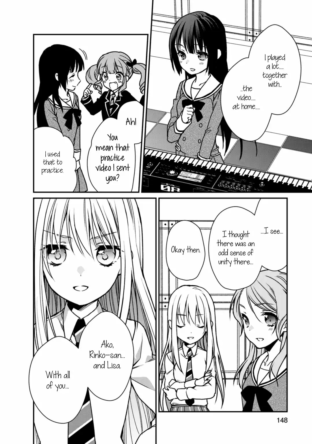 BanG Dream! Girls Band Party! Roselia Stage Chapter 4 page 18 - Chapter 4: I... Can Play!