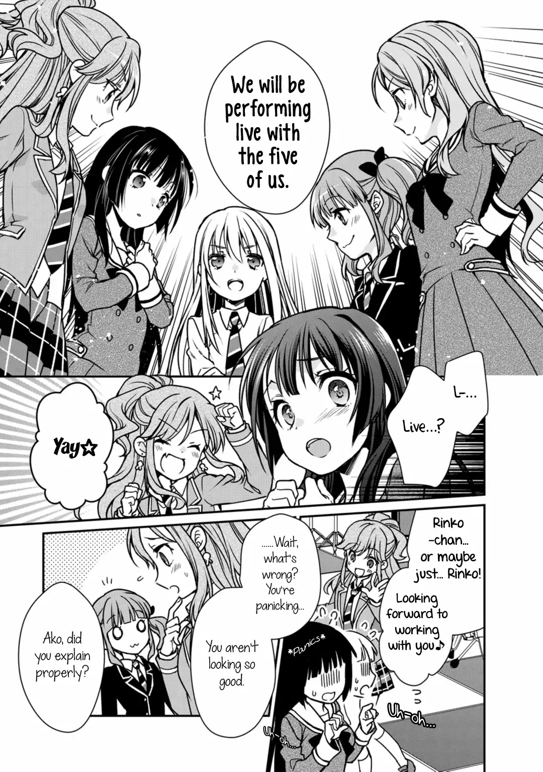 BanG Dream! Girls Band Party! Roselia Stage Chapter 4 page 19 - Chapter 4: I... Can Play!