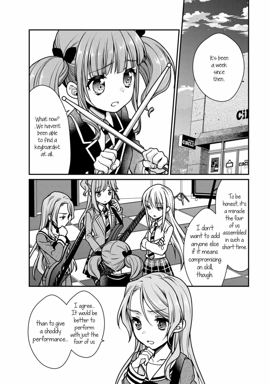BanG Dream! Girls Band Party! Roselia Stage Chapter 4 page 2 - Chapter 4: I... Can Play!