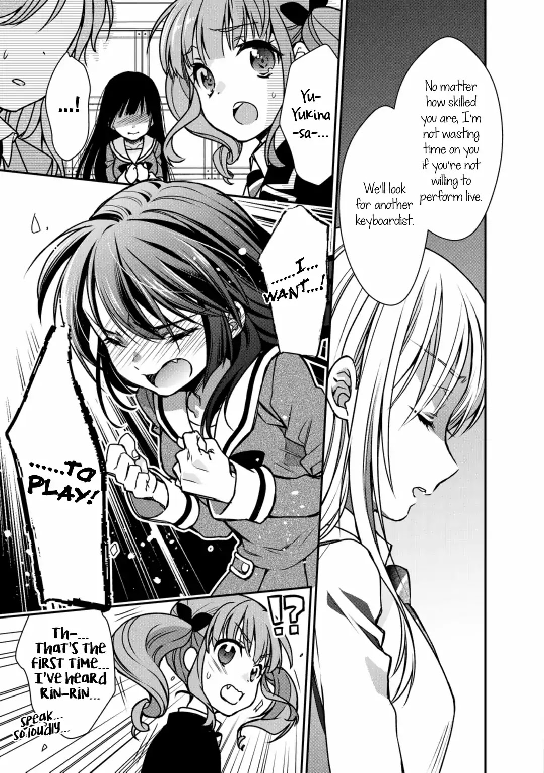 BanG Dream! Girls Band Party! Roselia Stage Chapter 4 page 21 - Chapter 4: I... Can Play!