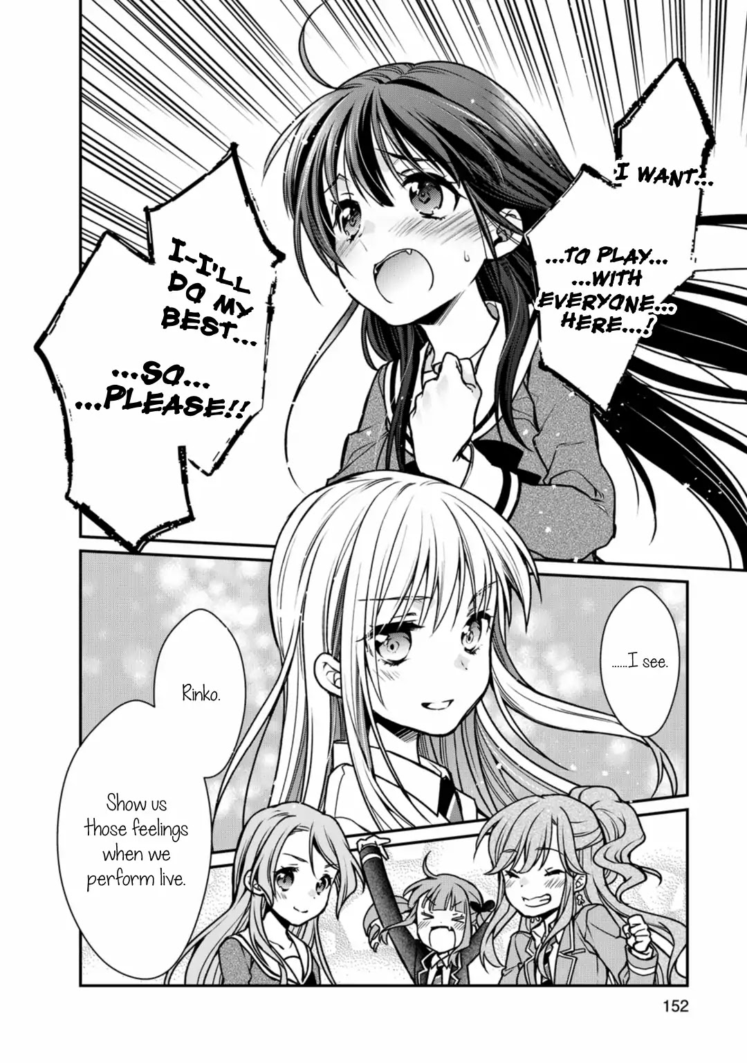 BanG Dream! Girls Band Party! Roselia Stage Chapter 4 page 22 - Chapter 4: I... Can Play!