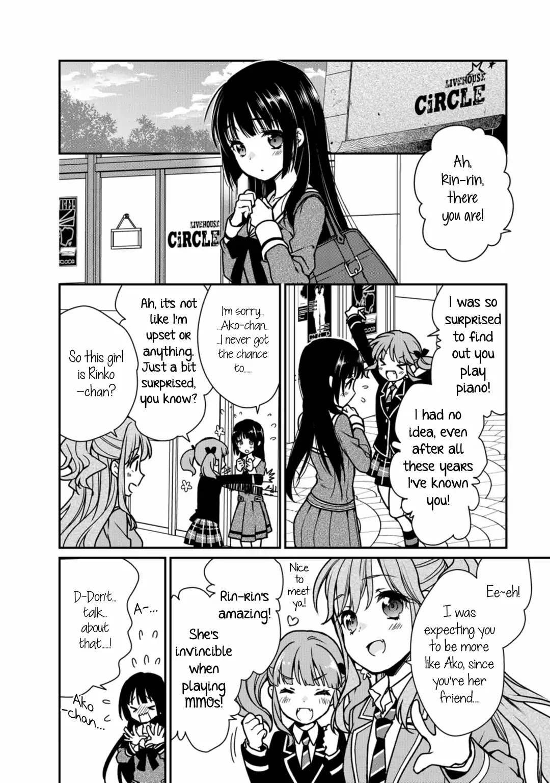 BanG Dream! Girls Band Party! Roselia Stage Chapter 4 page 8 - Chapter 4: I... Can Play!