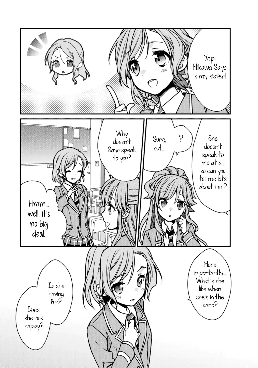 BanG Dream! Girls Band Party! Roselia Stage Chapter 5 page 3 - Chapter 5: Blue Rose