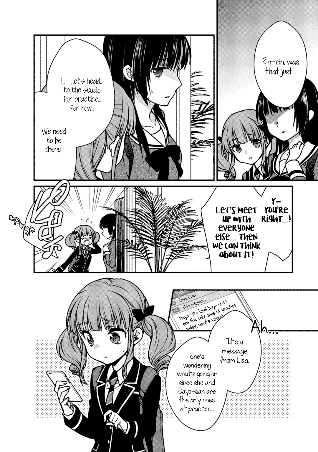 BanG Dream! Girls Band Party! Roselia Stage Chapter 7 page 32 - Chapter 7: A Sudden Invitation