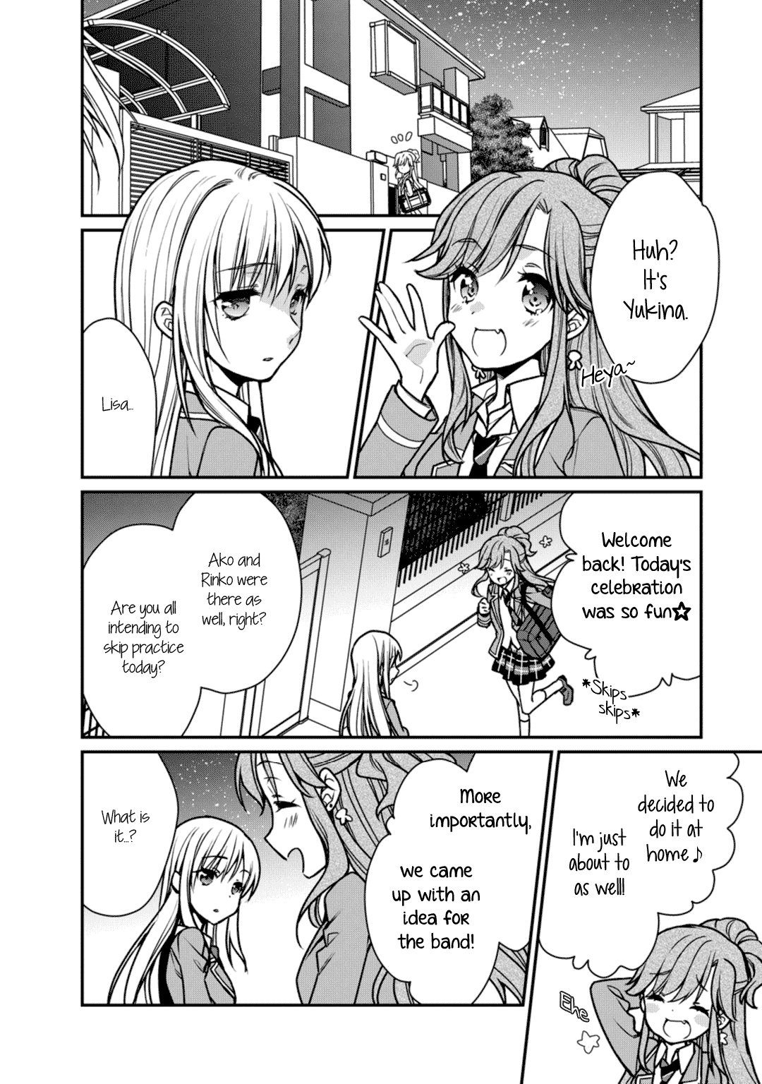 BanG Dream! Girls Band Party! Roselia Stage Chapter 7 page 6 - Chapter 7: A Sudden Invitation