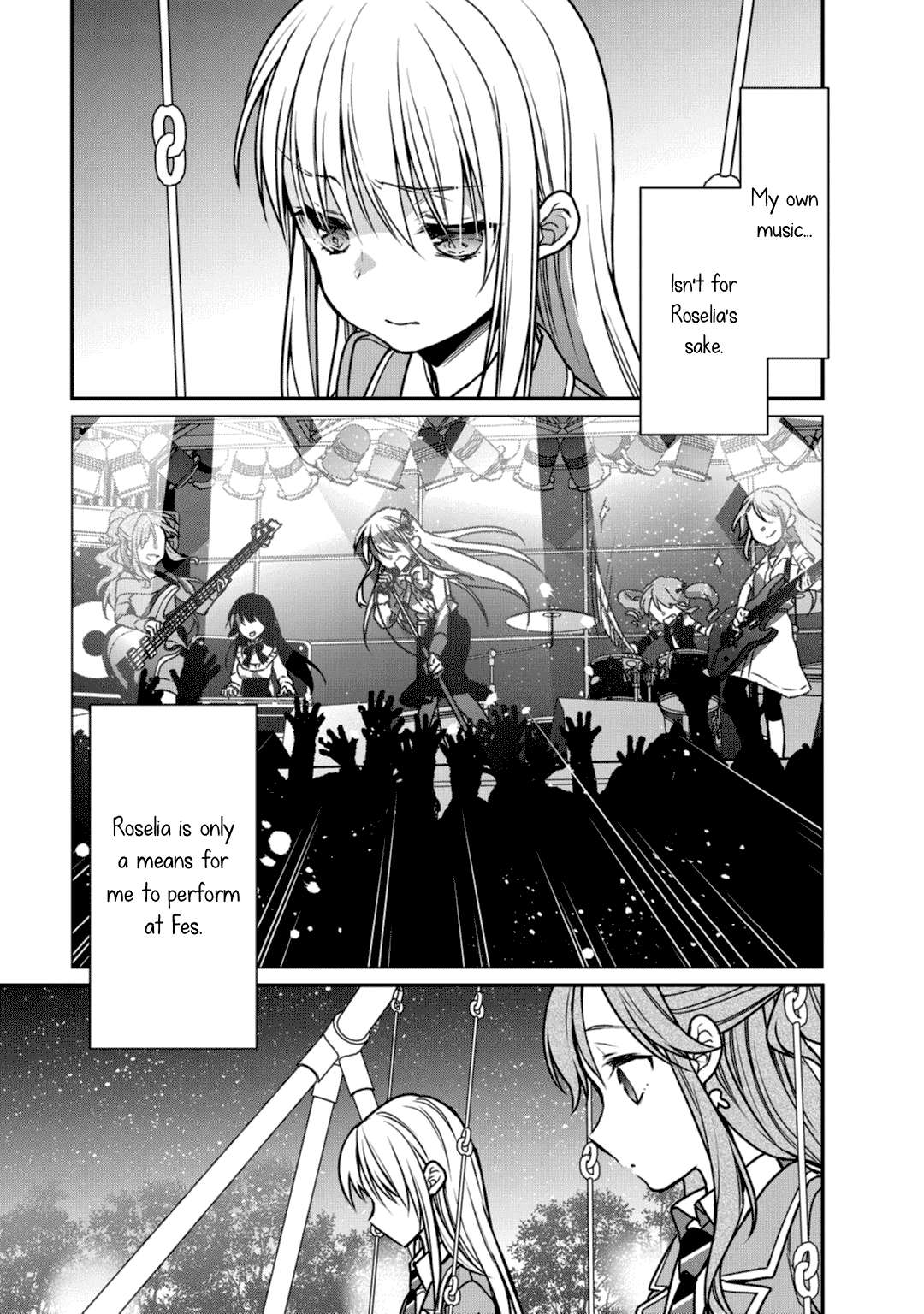 BanG Dream! Girls Band Party! Roselia Stage Chapter 7 page 9 - Chapter 7: A Sudden Invitation
