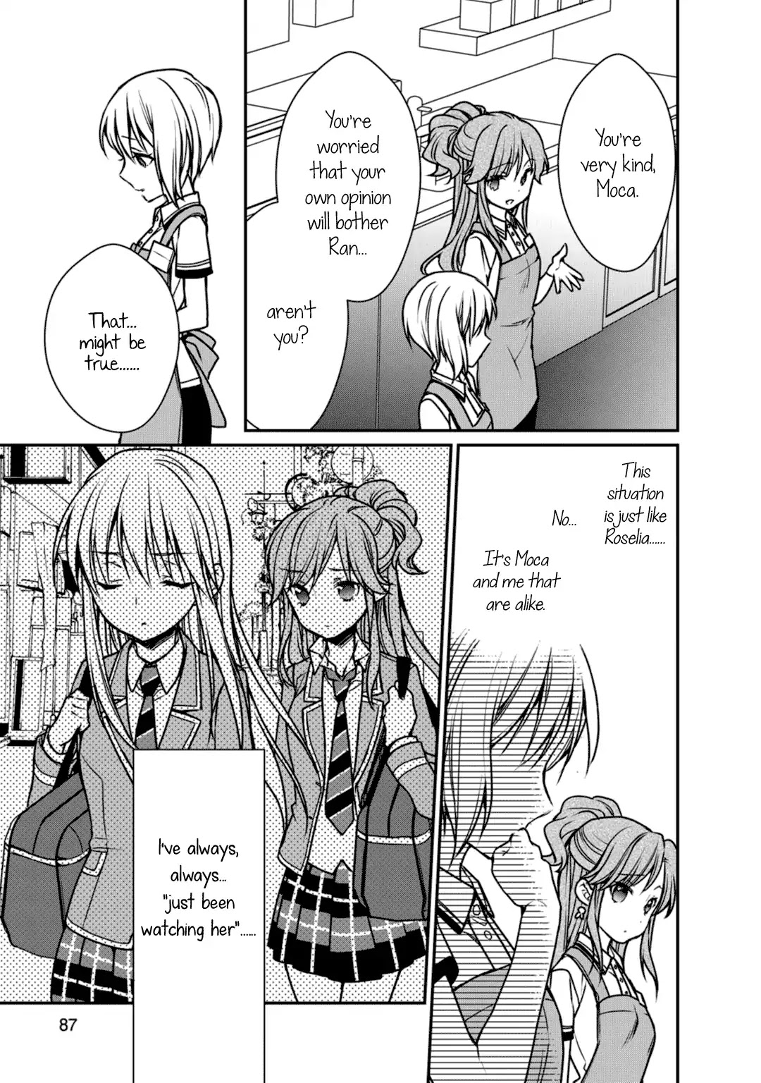 BanG Dream! Girls Band Party! Roselia Stage Chapter 8 page 21 - Chapter 8: A Best Friend's Duty