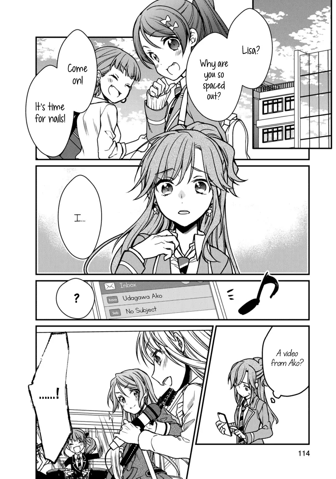 BanG Dream! Girls Band Party! Roselia Stage Chapter 9 page 12 - Chapter 9: These 5 People, Again