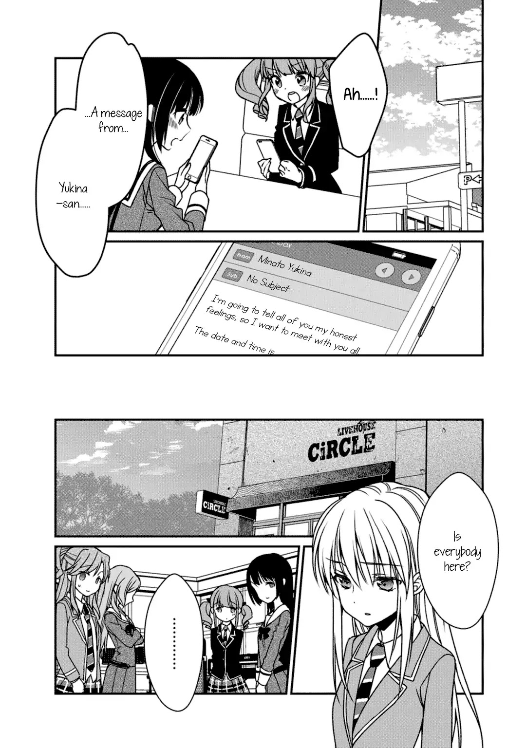BanG Dream! Girls Band Party! Roselia Stage Chapter 9 page 14 - Chapter 9: These 5 People, Again