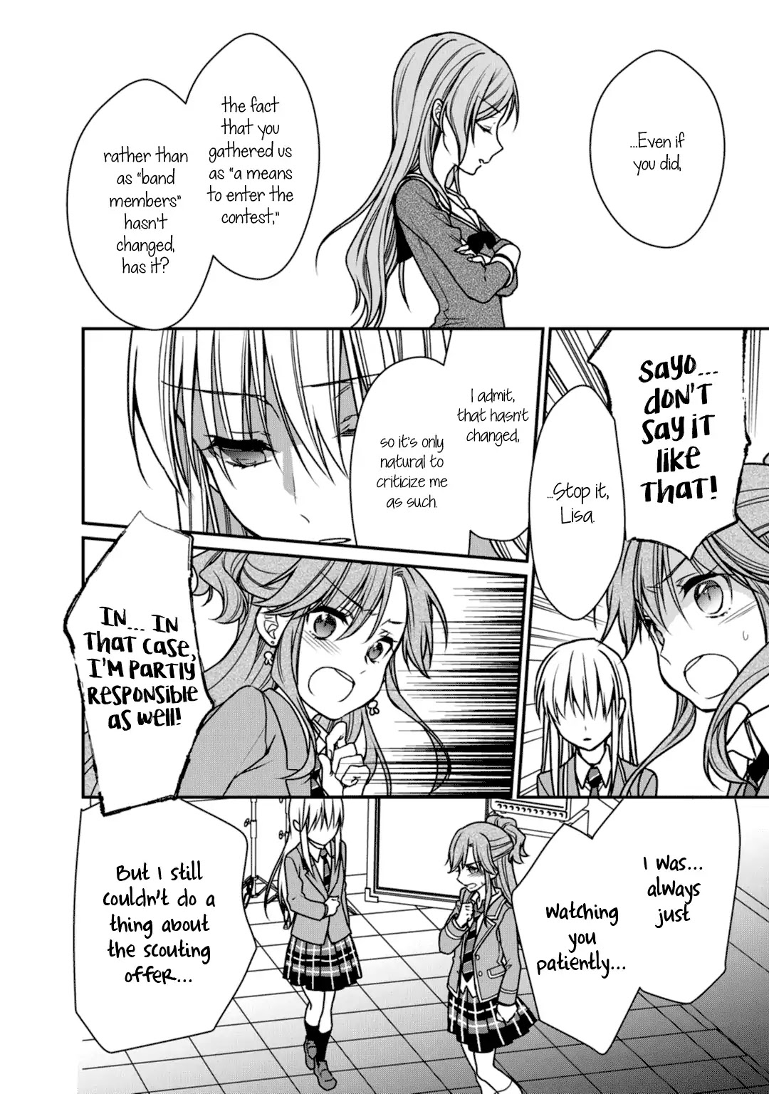BanG Dream! Girls Band Party! Roselia Stage Chapter 9 page 16 - Chapter 9: These 5 People, Again
