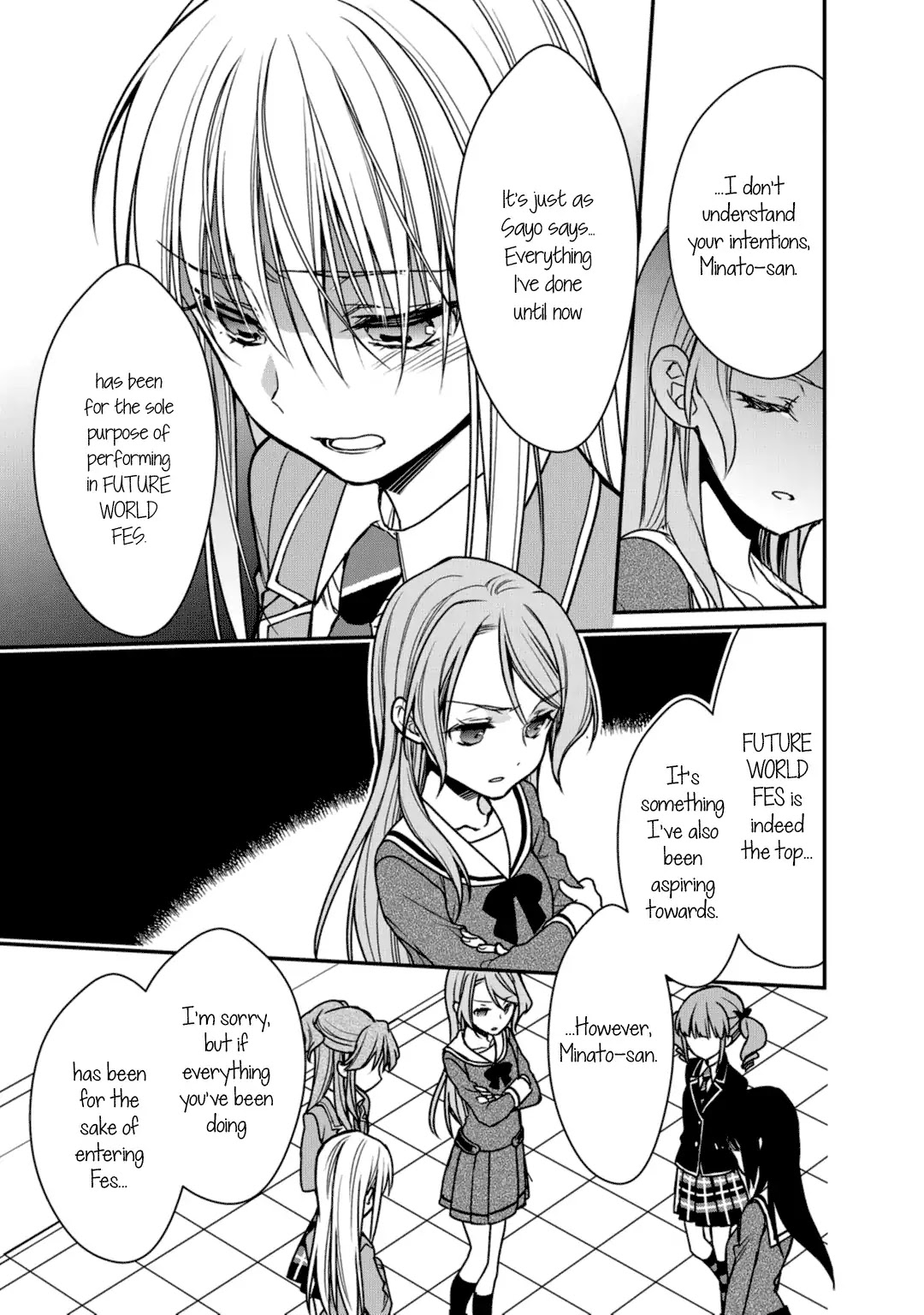 BanG Dream! Girls Band Party! Roselia Stage Chapter 9 page 17 - Chapter 9: These 5 People, Again