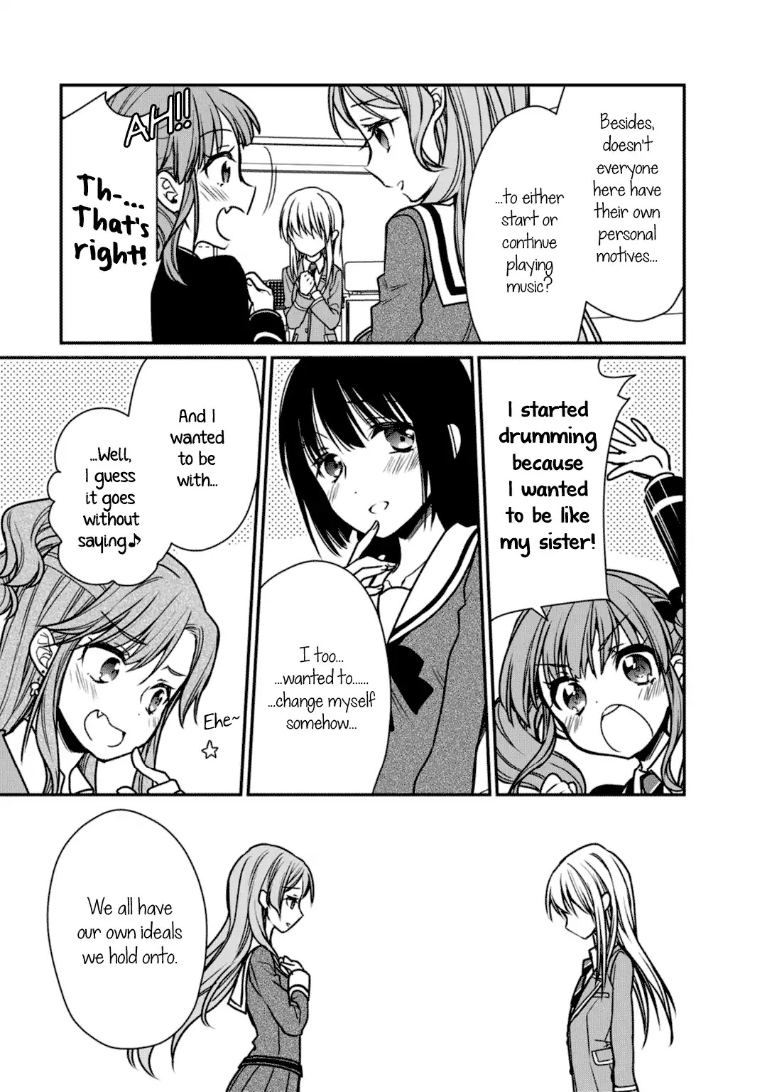 BanG Dream! Girls Band Party! Roselia Stage Chapter 9 page 24 - Chapter 9: These 5 People, Again