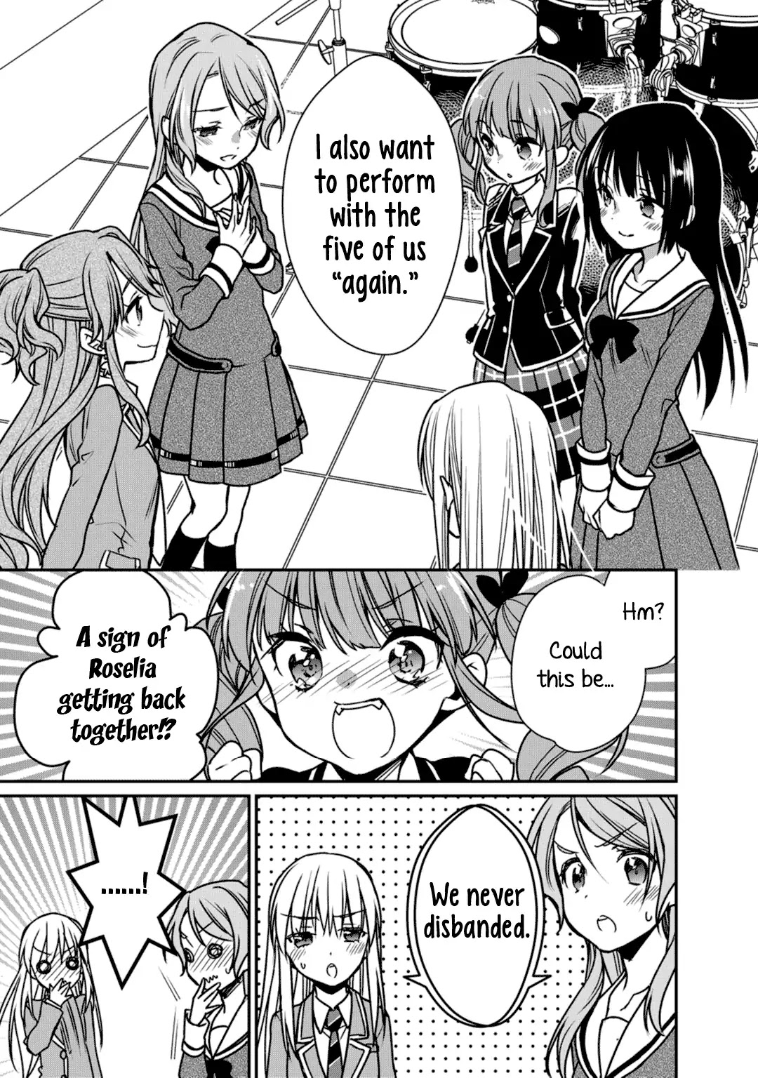 BanG Dream! Girls Band Party! Roselia Stage Chapter 9 page 26 - Chapter 9: These 5 People, Again
