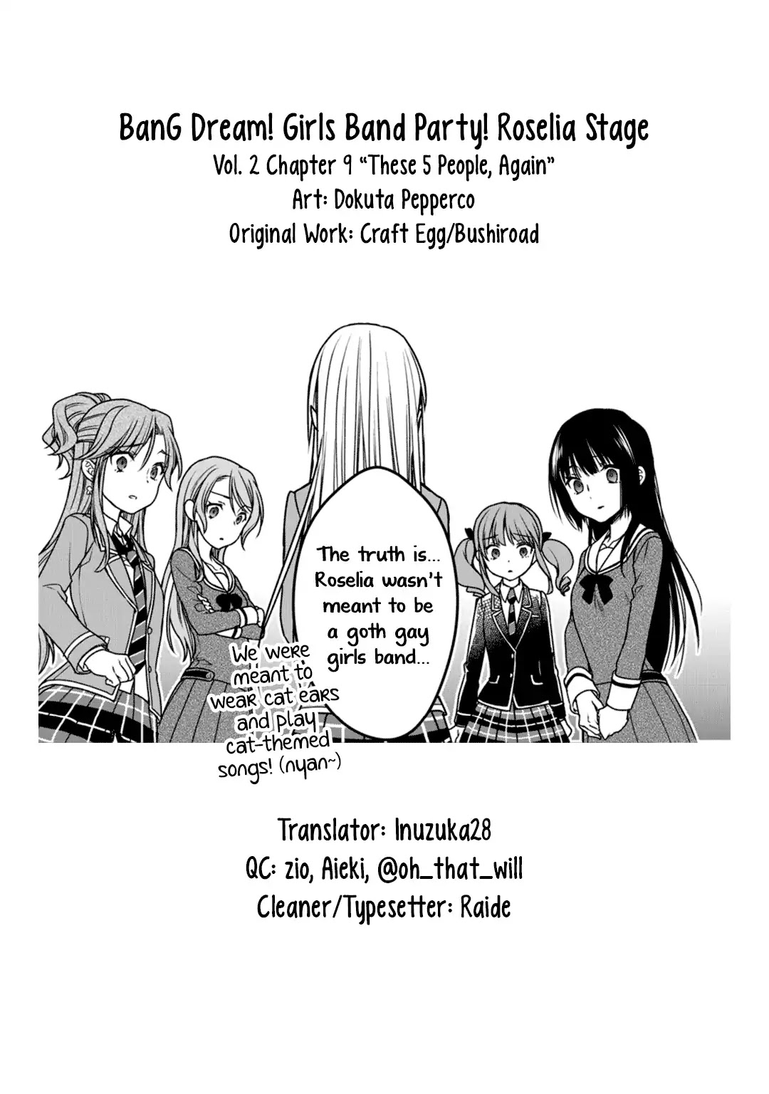 BanG Dream! Girls Band Party! Roselia Stage Chapter 9 page 29 - Chapter 9: These 5 People, Again