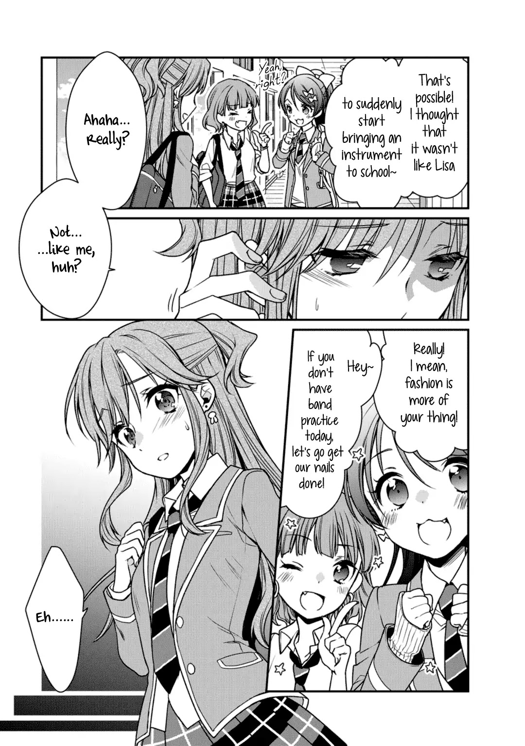 BanG Dream! Girls Band Party! Roselia Stage Chapter 9 page 3 - Chapter 9: These 5 People, Again