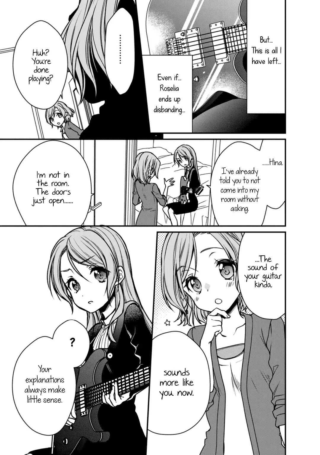 BanG Dream! Girls Band Party! Roselia Stage Chapter 9 page 9 - Chapter 9: These 5 People, Again