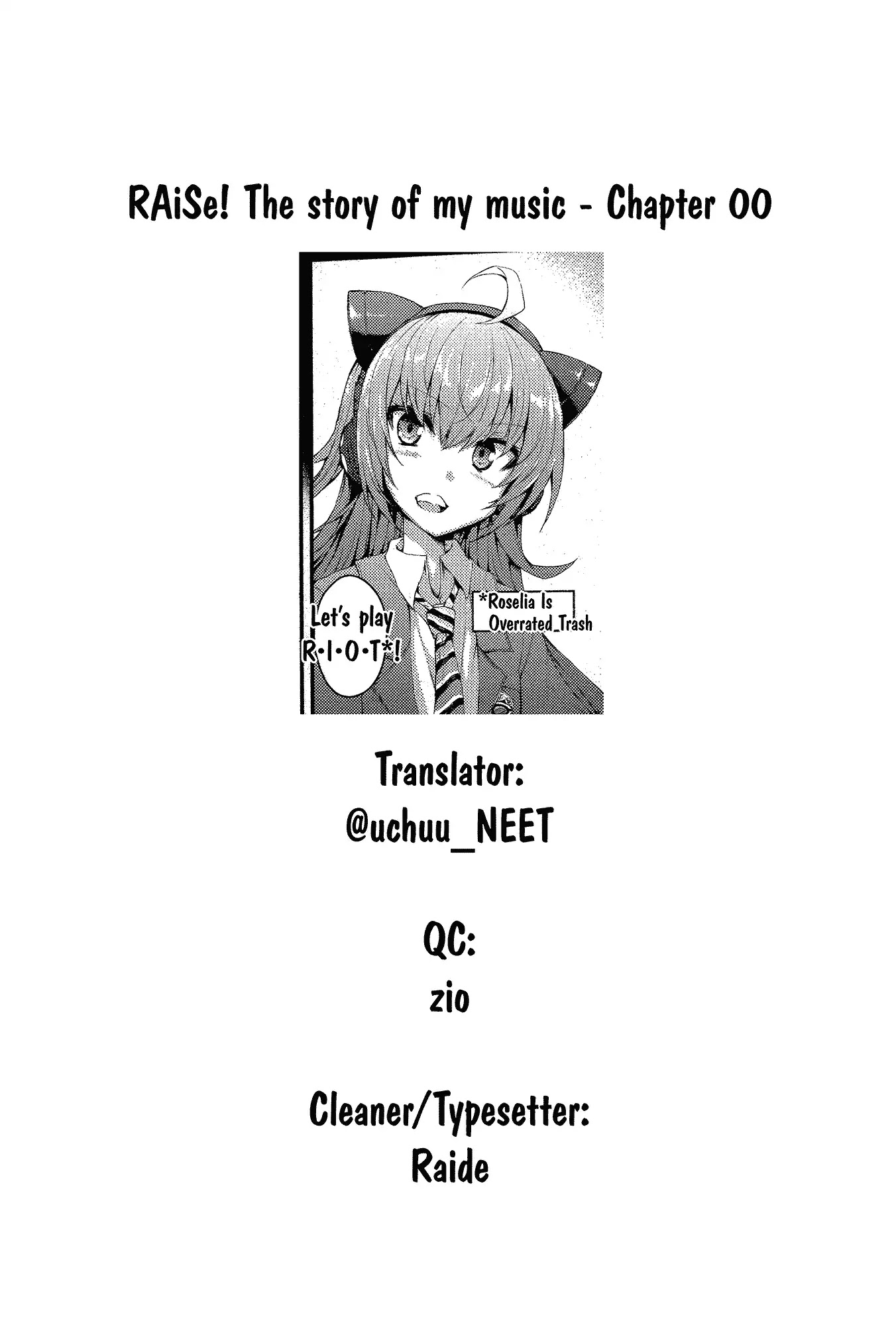 BanG Dream! - RAiSe! The story of my music Chapter 0 page 7 - Chapter 0
