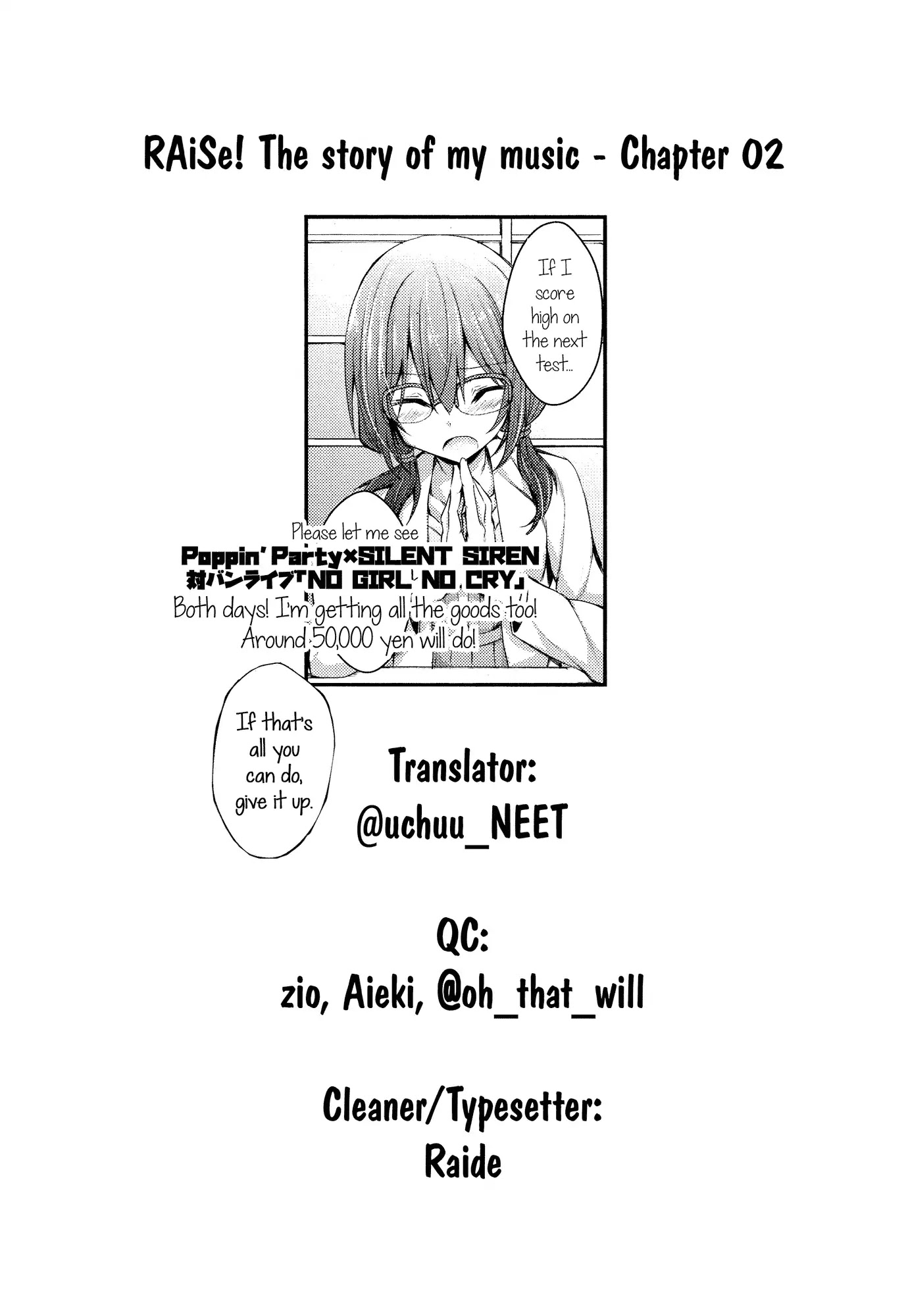 BanG Dream! - RAiSe! The story of my music Chapter 2 page 18 - Chapter 2: Blooming