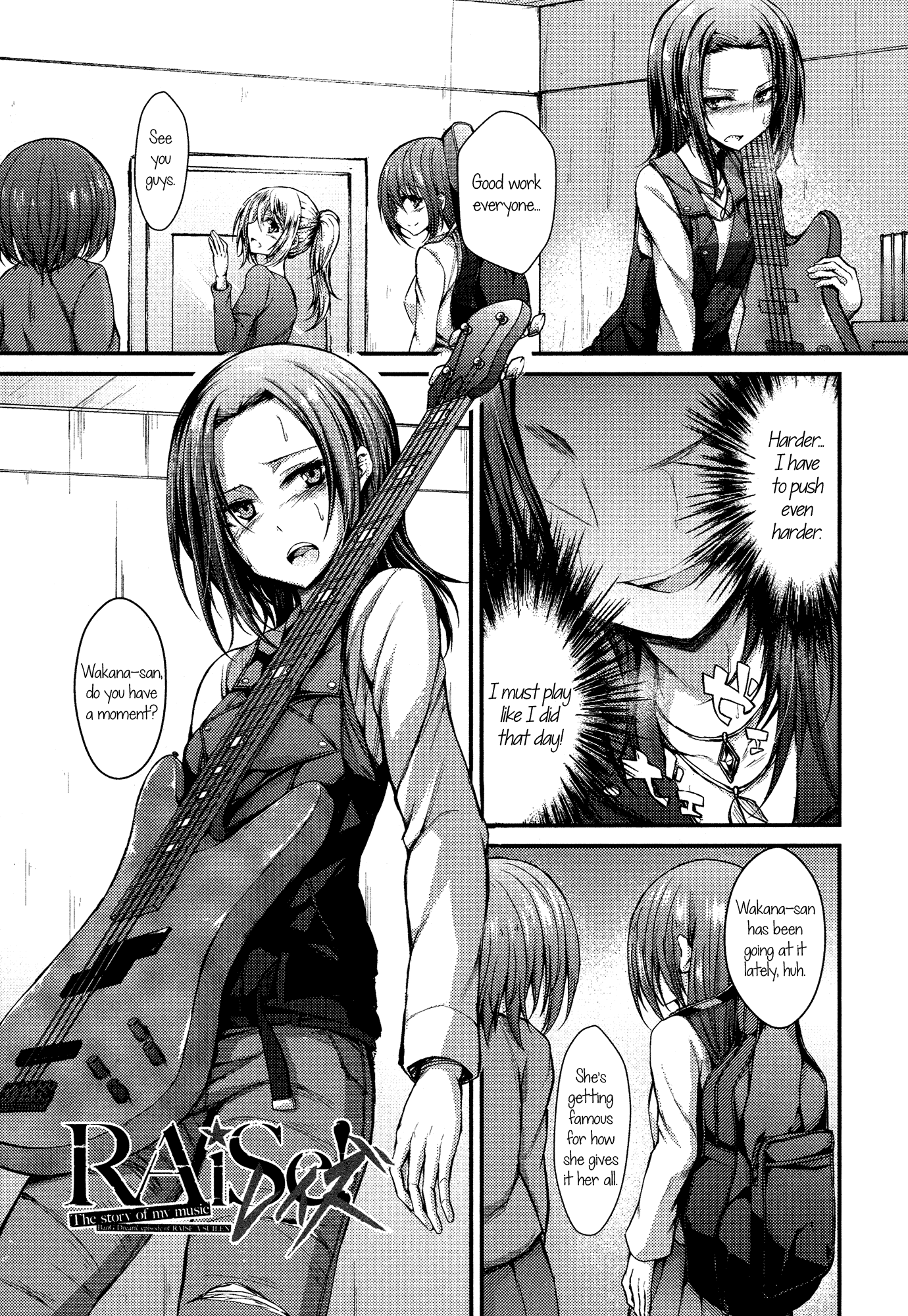 BanG Dream! - RAiSe! The story of my music Chapter 6 page 1 - Chapter 6: Silent Determination