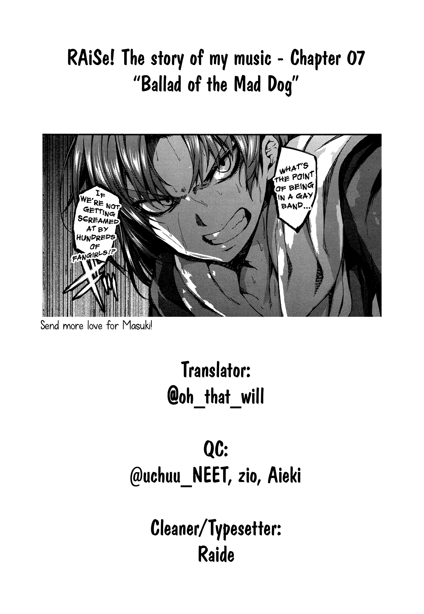 BanG Dream! - RAiSe! The story of my music Chapter 7 page 20 - Chapter 7: Ballad of the Mad Dog