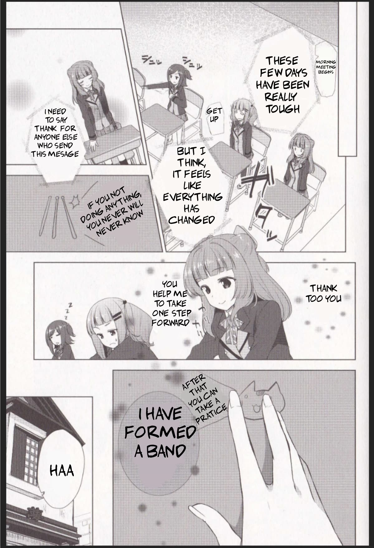 BanG Dream!: Star Beat Chapter 4 page 11 - Chapter 4: the first band pratice