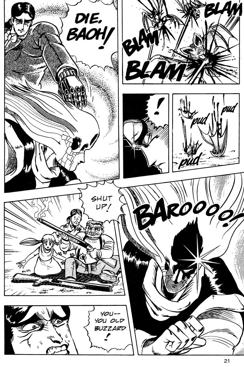 Baoh Chapter 6 page 22 - Chapter 6: The Darkening of the Senses