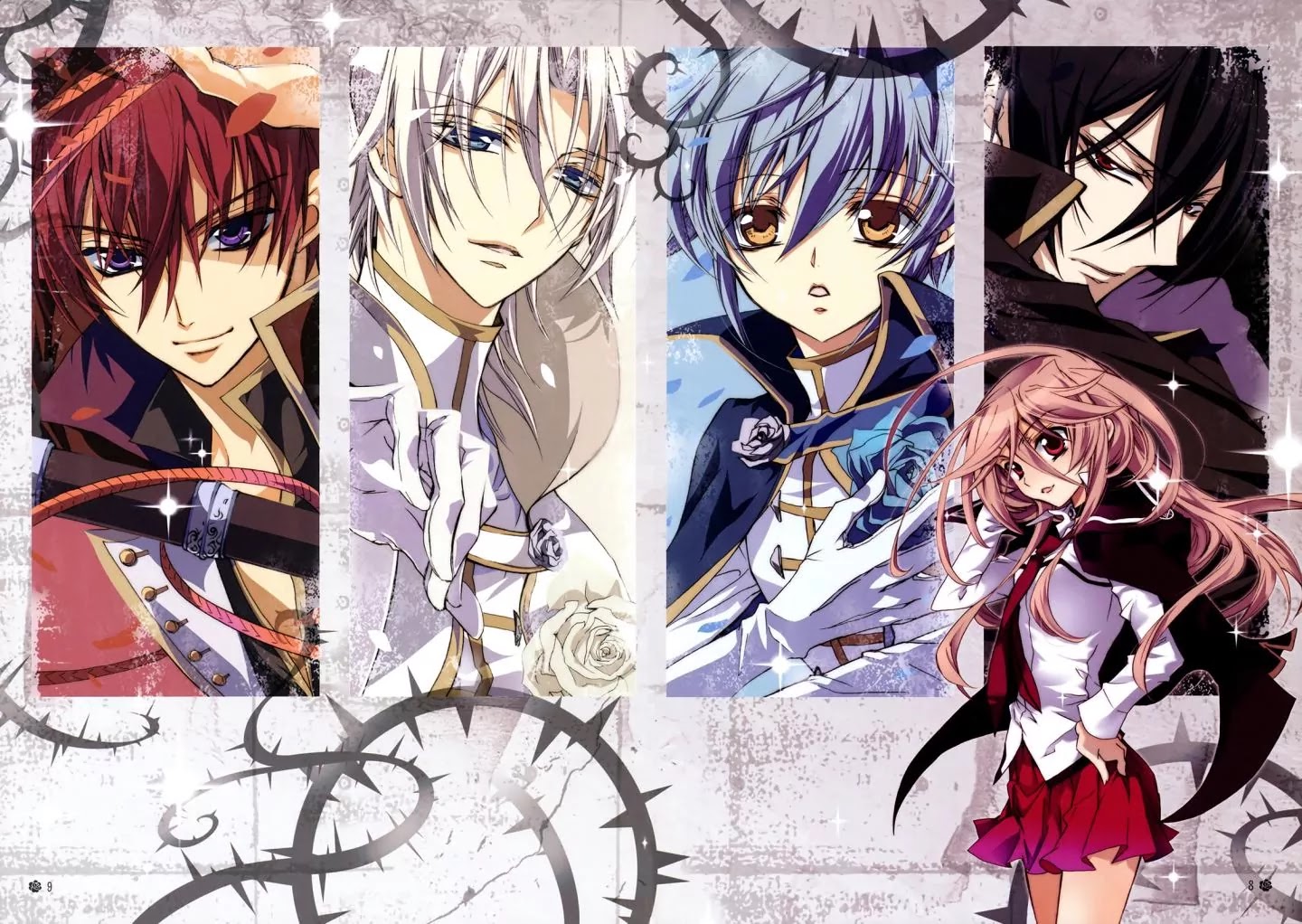 Barajou no Kiss Chapter 0 page 9 - Chapter 0: Artbook Rose of Jewel
