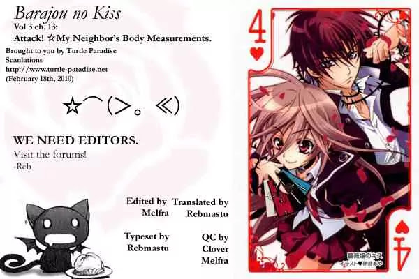 Barajou no Kiss Chapter 13 page 44 - Chapter 13: Attack! ? My Neighbor's Body Measurements