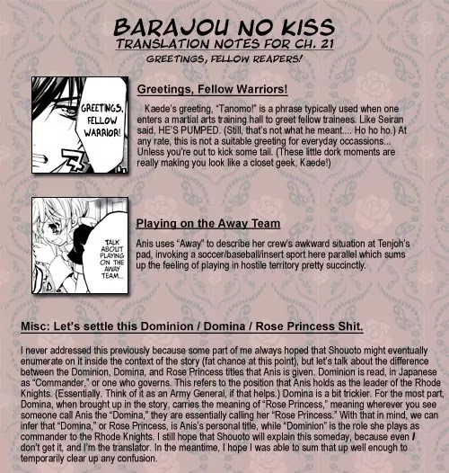Barajou no Kiss Chapter 21 page 41 - Chapter 21: A Fabulous Vacation at the Tenjoh Household