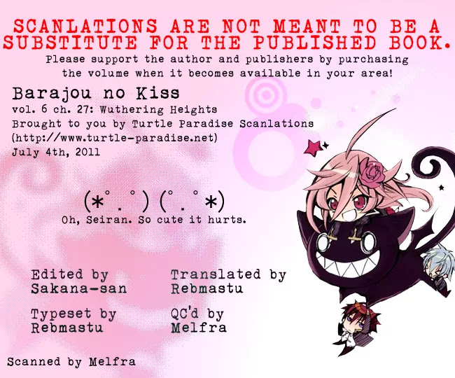 Barajou no Kiss Chapter 27 page 33 - Chapter 27: Wuthering Heights