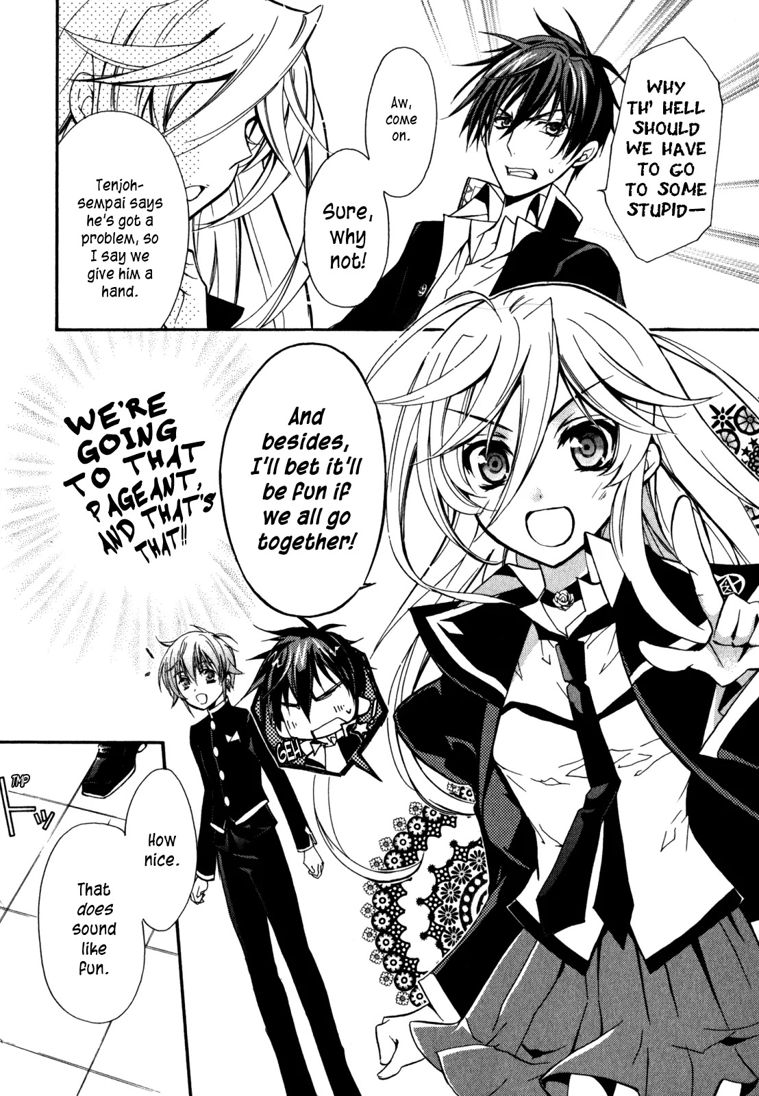 Barajou no Kiss Chapter 28 page 12 - Chapter 28: Cry x Desire x Pageant