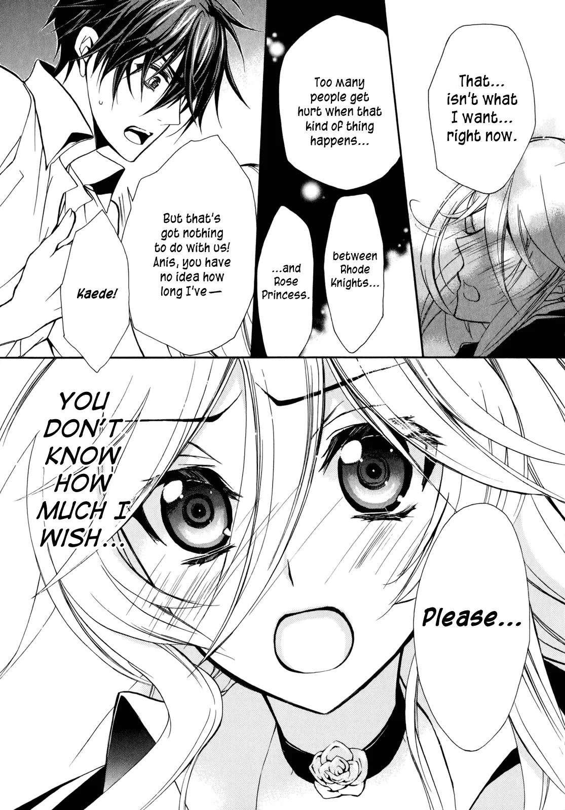 Barajou no Kiss Chapter 38 page 15 - Chapter 38: Caught in a Rosy Labyrinth
