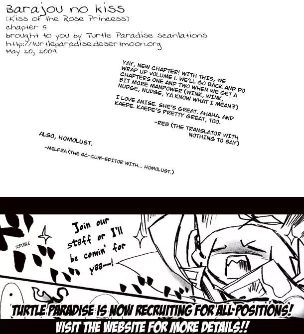 Barajou no Kiss Chapter 5 page 36 - Chapter 5: Find Your Destiny! ?