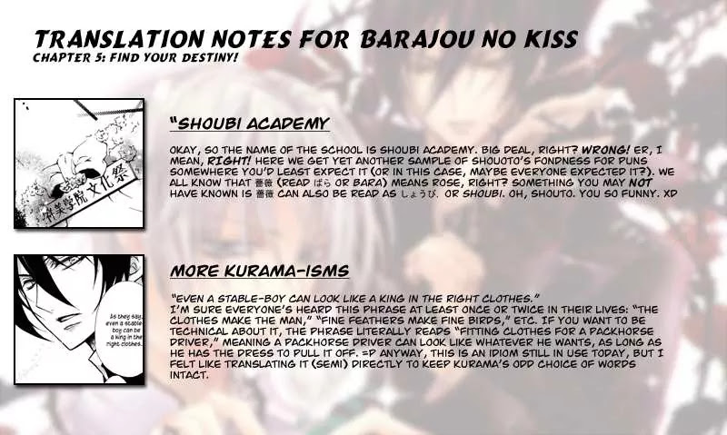 Barajou no Kiss Chapter 5 page 37 - Chapter 5: Find Your Destiny! ?