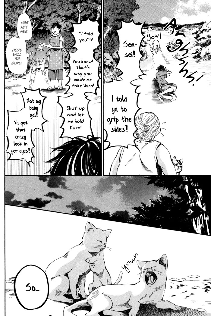 Barakamon Chapter 10 page 13 - Chapter 10: Che!!/A Sound that Comes Naturally to the Locals Whe Shooing Cats Away