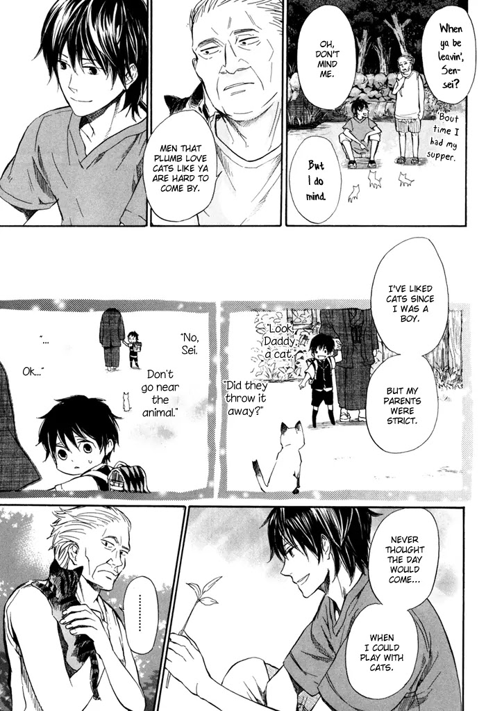 Barakamon Chapter 10 page 14 - Chapter 10: Che!!/A Sound that Comes Naturally to the Locals Whe Shooing Cats Away