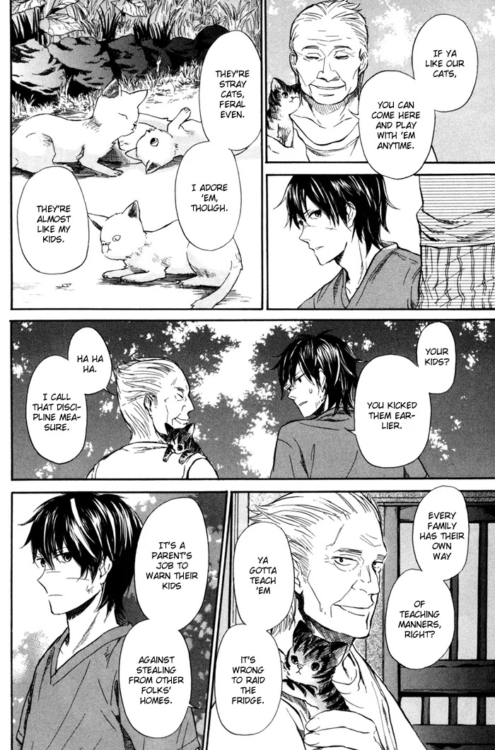 Barakamon Chapter 10 page 15 - Chapter 10: Che!!/A Sound that Comes Naturally to the Locals Whe Shooing Cats Away
