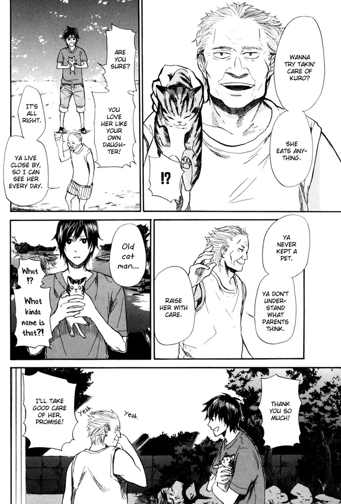 Barakamon Chapter 10 page 17 - Chapter 10: Che!!/A Sound that Comes Naturally to the Locals Whe Shooing Cats Away