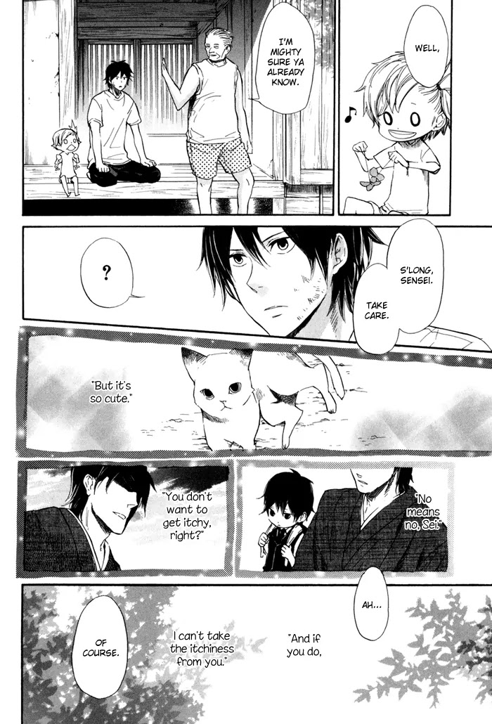 Barakamon Chapter 10 page 21 - Chapter 10: Che!!/A Sound that Comes Naturally to the Locals Whe Shooing Cats Away