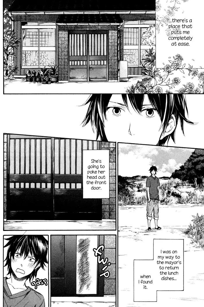 Barakamon Chapter 10 page 3 - Chapter 10: Che!!/A Sound that Comes Naturally to the Locals Whe Shooing Cats Away