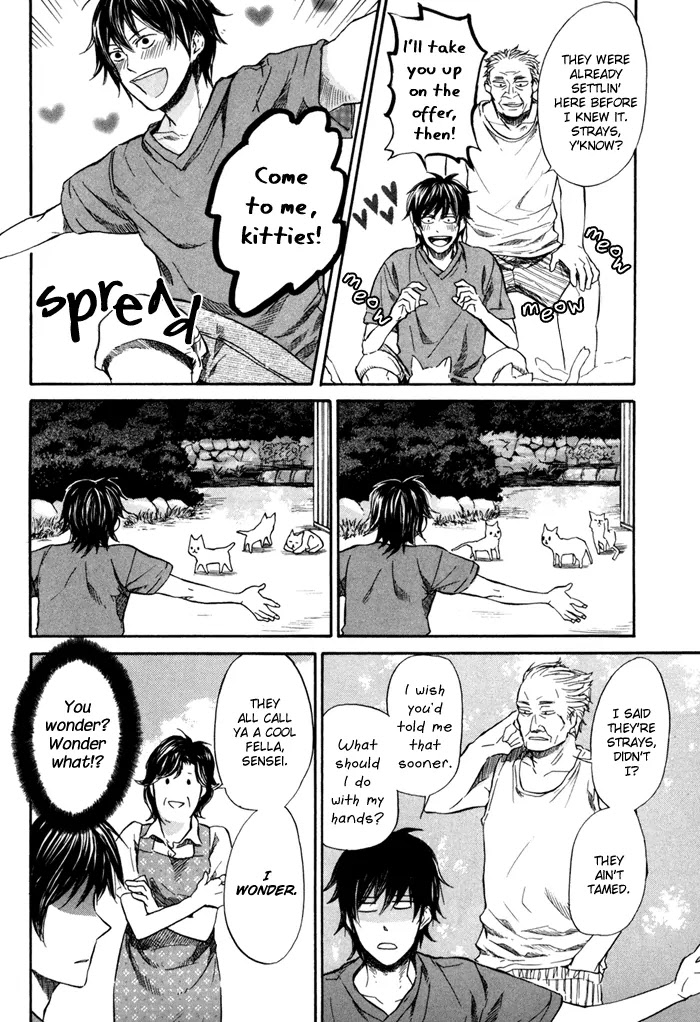 Barakamon Chapter 10 page 7 - Chapter 10: Che!!/A Sound that Comes Naturally to the Locals Whe Shooing Cats Away