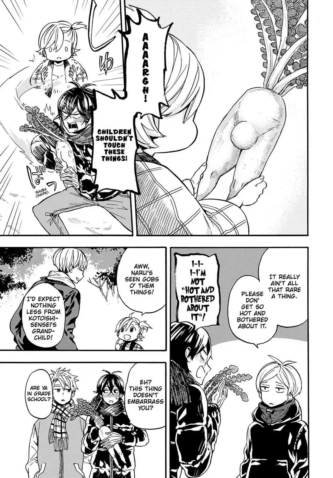 Barakamon Chapter 102 page 15 - Chapter 102: Daikon Picking