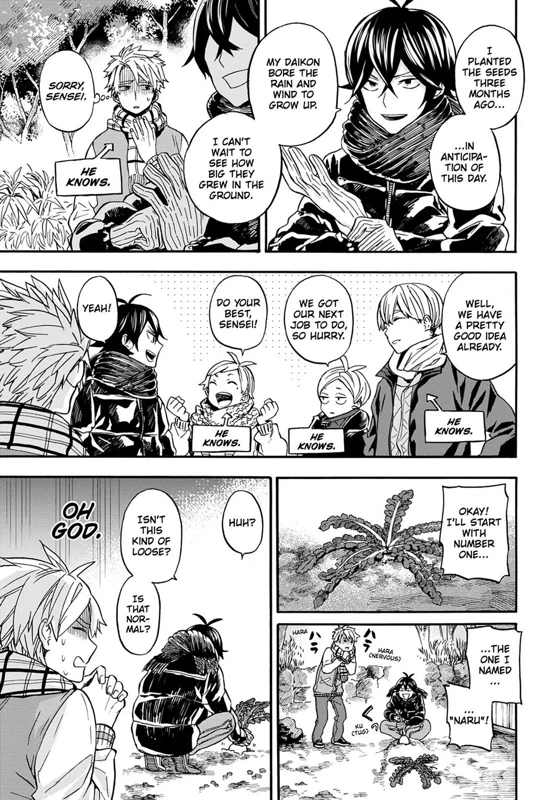 Barakamon Chapter 102 page 7 - Chapter 102: Daikon Picking