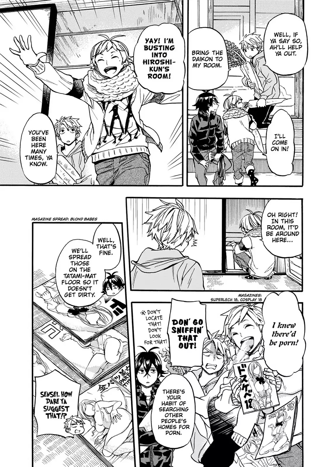 Barakamon Chapter 104 page 3 - Chapter 104: A Hiroshi's House