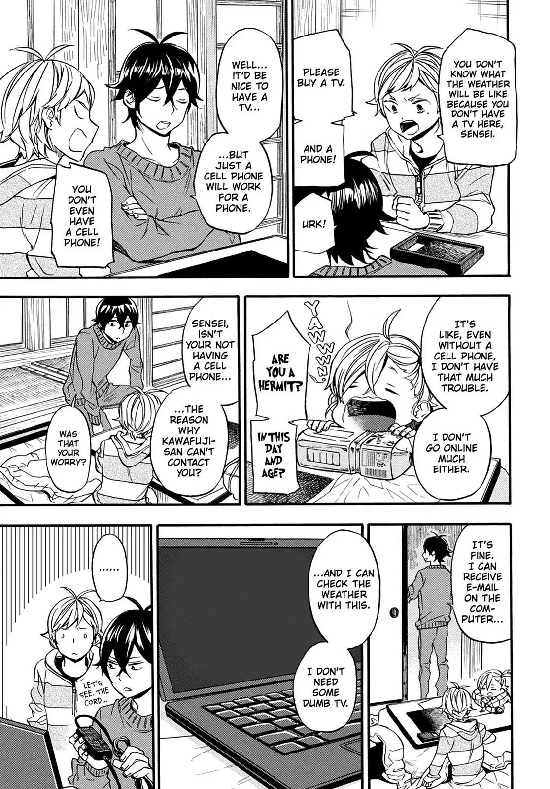 Barakamon Chapter 105 page 13 - Chapter 105: It's Cold and ...
