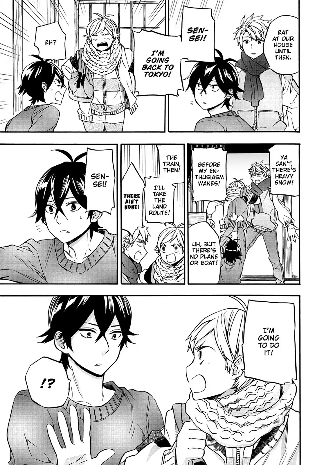Barakamon Chapter 105 page 27 - Chapter 105: It's Cold and ...